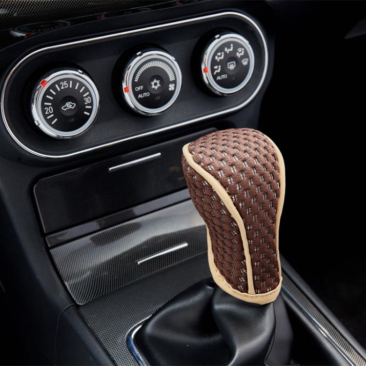 Universal Car Gearshift Cover Interior Accessories, T-type Black Red, T-type Black, T-type Coffee, T-type Gray, T-type Beige, T-type Beige Brown, Manual Transmission Brown, Manual Transmission Black Red, Manual Transmission Black                       ...