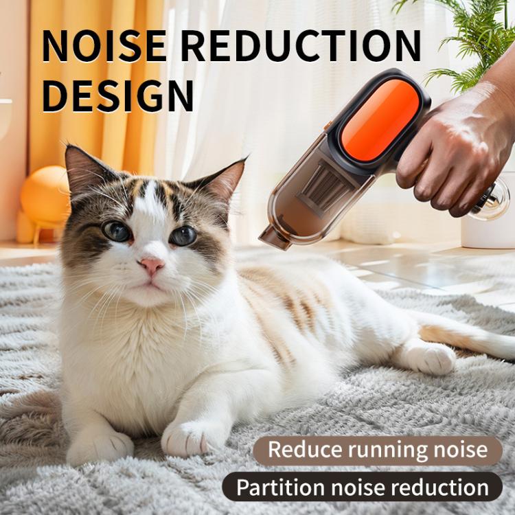 HD001 Portable Multifunctional Car Cordless Vacuum Cleaner Safety Hammer Suction Blower All In One Machine, Brushed, Brushless