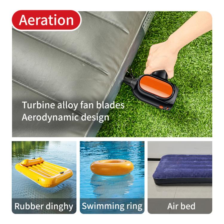 HD001 Portable Multifunctional Car Cordless Vacuum Cleaner Safety Hammer Suction Blower All In One Machine, Brushed, Brushless