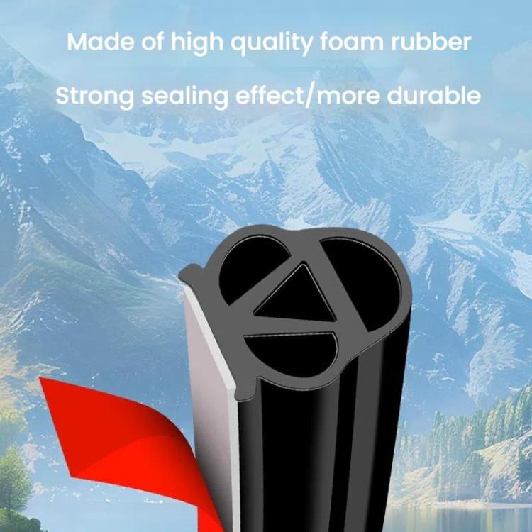 Truck Door Seam Large D Triangle Reinforced Waterproof Rubber Seal Strip, For Truck Door 5m