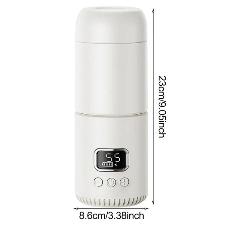 Portable Wireless Baby Bottle Warmer 400ml Adjustable Temperature Travel Thermos, Type-C Fast Charging, CT01 10000 mAh, CT01 18000 mAh