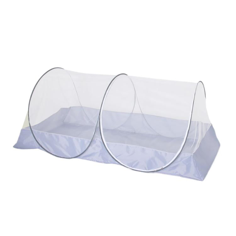 Camping Outdoor Gathering Mosquito Net Free Installation Portable Travel Encrypted Mesh Anti-mosquito Tent, Black Mesh, White Mesh