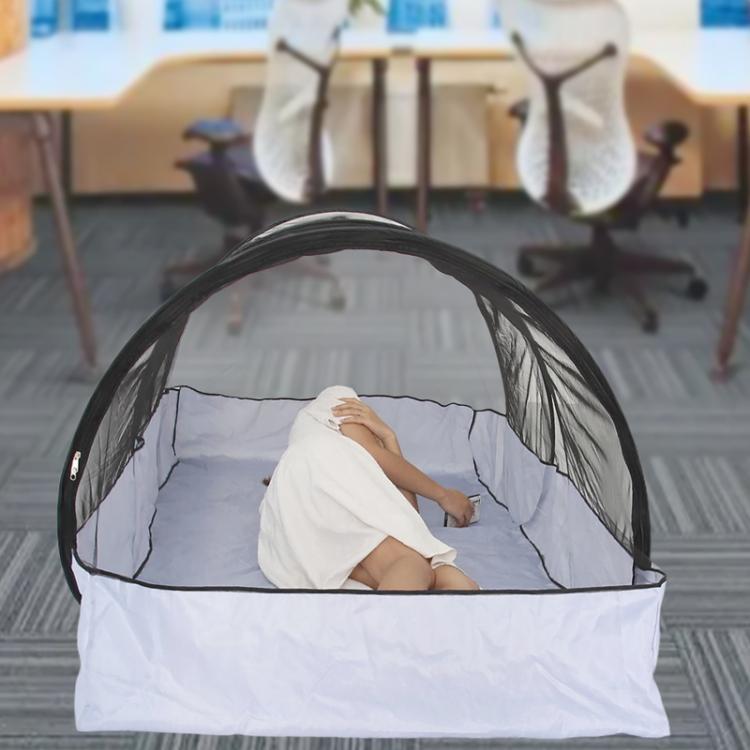 Camping Outdoor Gathering Mosquito Net Free Installation Portable Travel Encrypted Mesh Anti-mosquito Tent, Black Mesh, White Mesh