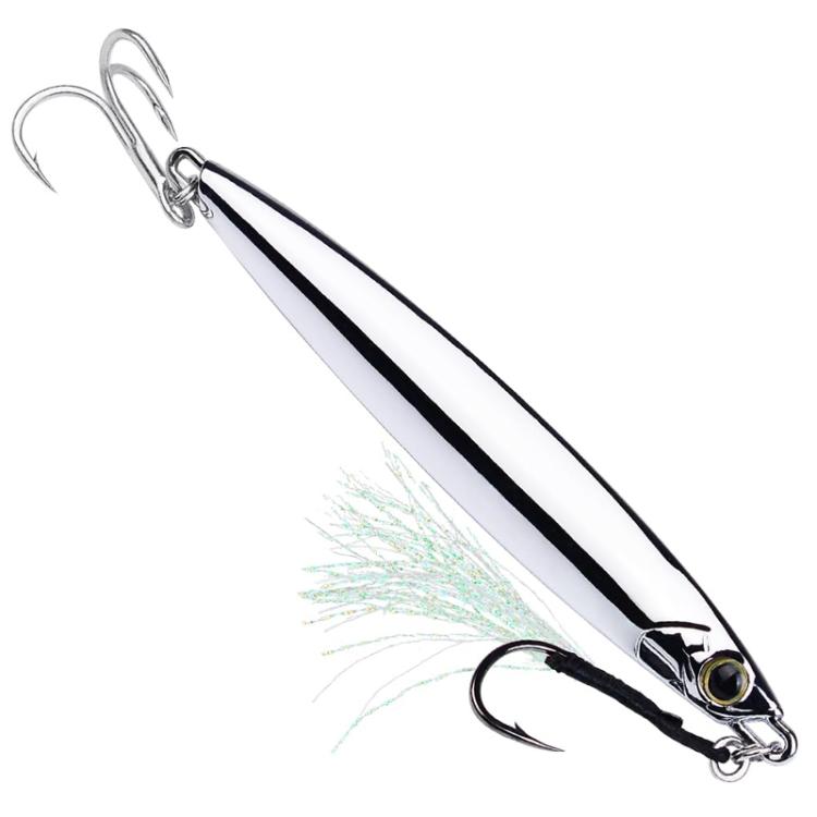 PROBEROS LF144 Zinc Alloy Lure Long-Distance Casting Fast-Draw Spanish Mackerel Mirror Bait, 15g, 20g, 30g, 40g, 60g, 80g, 10g