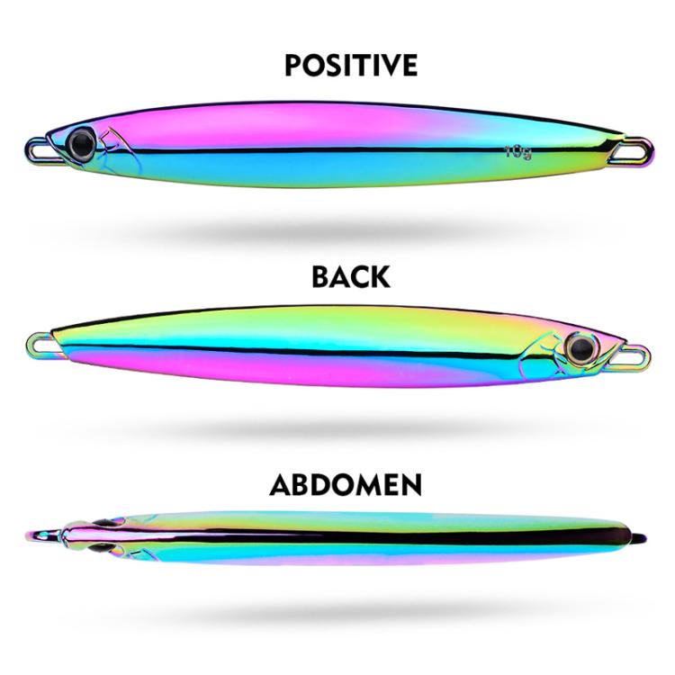 PROBEROS LF144 Zinc Alloy Lure Long-Distance Casting Fast-Draw Spanish Mackerel Mirror Bait, 15g, 20g, 30g, 40g, 60g, 80g, 10g