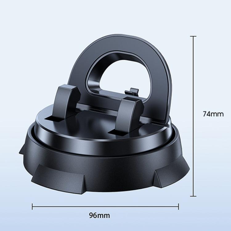 Car Navigation Stand Car Phone Holder 360 Rotating Powerful Adsorption Dashboard Multifunctional Phone Holder