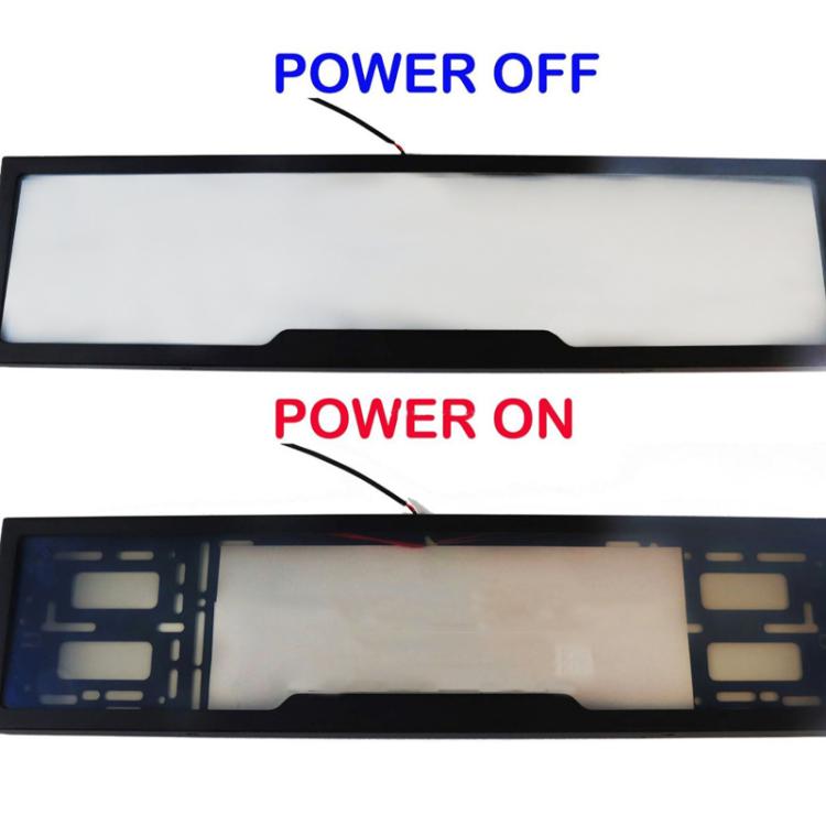 Fog Version EU Standard Double License Plate Frame Car Modification Accessories, EU Standard Double