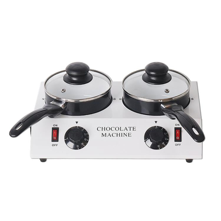 Dessert Making Double Cylinder Chocolate Hot Melt Machine, US Plug, UK Plug, EU Plug
