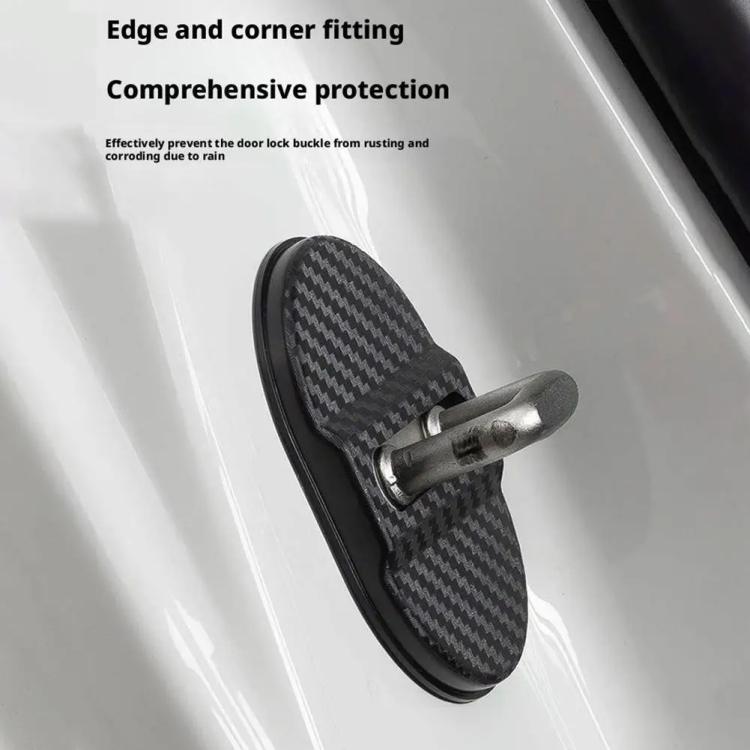 5sets Door Latch Protector Plastic Door Latch Cover Shock Absorbing Noise Reducing Soundproofing Adhesive Sticker