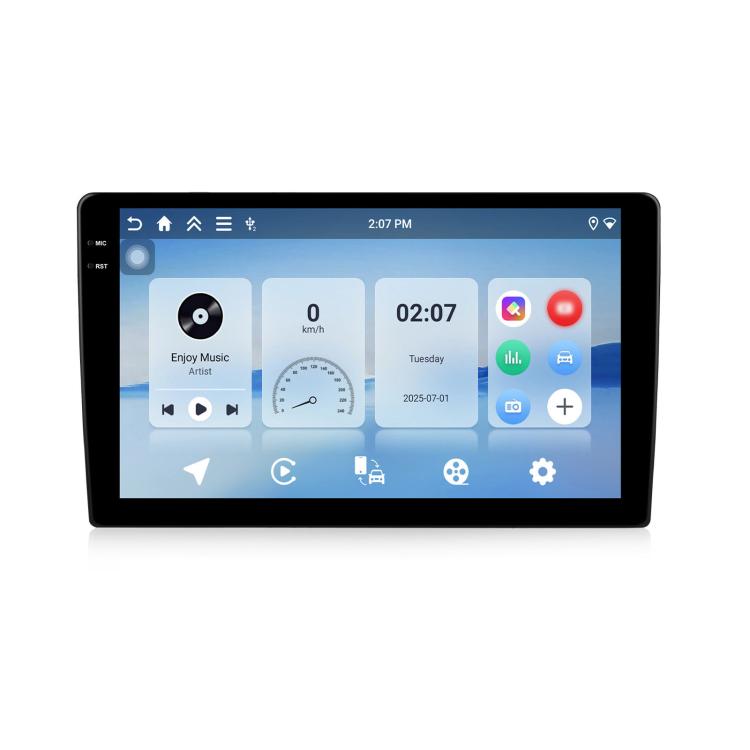 Universal Android 15 Central Control Large Screen Car Wireless Carplay Navigation Integrated Machine, 9 inch 4+64G, 9 inch 4+128G, 10 inch 4+64G, 10 inch 4+128G