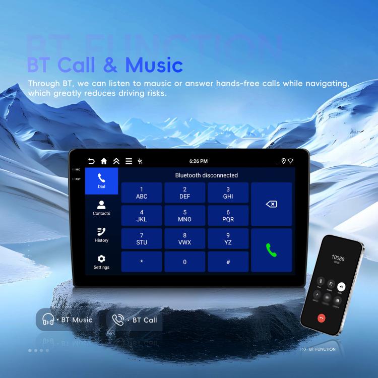 Universal Android 15 Central Control Large Screen Car Wireless Carplay Navigation Integrated Machine, 9 inch 4+64G, 9 inch 4+128G, 10 inch 4+64G, 10 inch 4+128G