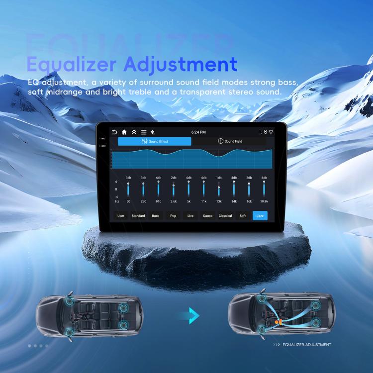 Universal Android 15 Central Control Large Screen Car Wireless Carplay Navigation Integrated Machine, 9 inch 4+64G, 9 inch 4+128G, 10 inch 4+64G, 10 inch 4+128G