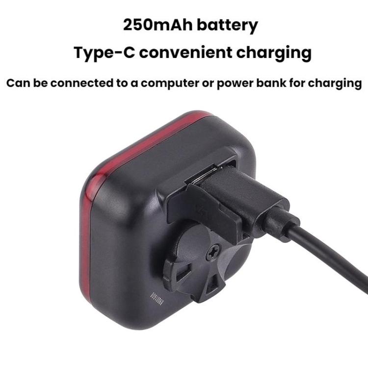 Bicycle Charging Taillights Smart Brake Sensing Taillights Night Riding Waterproof Warning Lights, Seat Cushion, Seat Post