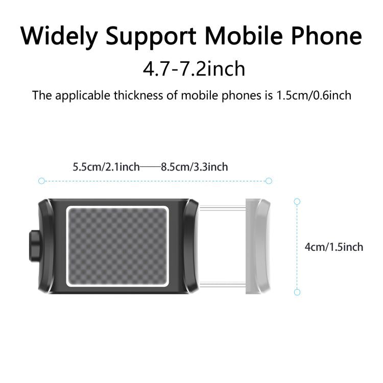Car Sun Visor Bracket Panoramic Sports Camera Phone Vehicle Mount Base, With Phone Clip
