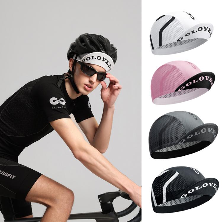 GOLOVEJOY XMZ287 Unisex Cycling Cap Helmet-Compatible Quick-Dry Sports Hat For Biking, Running, Hiking, XMZ287 White, XMZ287 Pink, XMZ287 Black