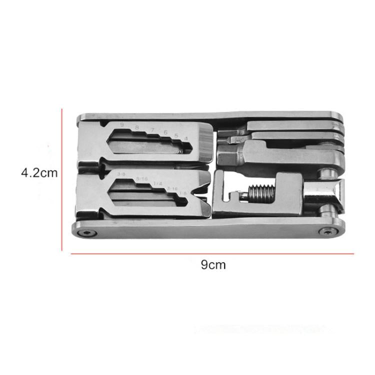 Bicycle 15 In 1 Repair Tool Chain Wrench, 15 In 1