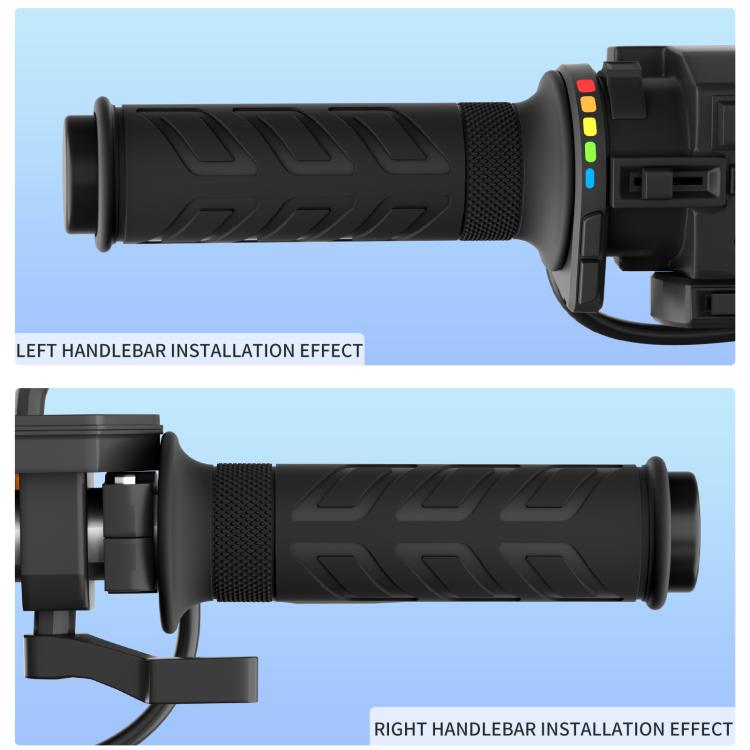 Rainbow Light ATV Heated Handlebars With Memory Function, CS-2147B2