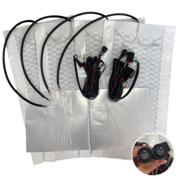 12V Universal Winter Car Seat Heating Pad, Set 2: 2-gear + Single Seat (2 Heating Pads), Set 2: 2-gear + 2 Seats (4 Heating Pads), Set 3: 3-gear + 2 Seats (4 Heating Pads), Set 5: 3-gear + Single Seat (2 Heating Pads)                                   ...