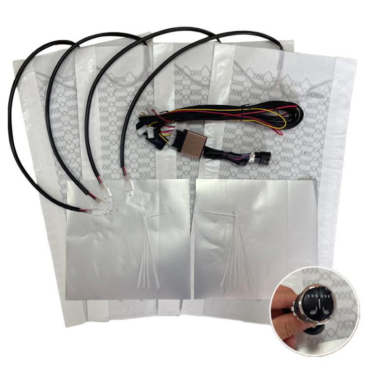12V Universal Winter Car Seat Heating Pad, Set 2: 2-gear + Single Seat (2 Heating Pads), Set 2: 2-gear + 2 Seats (4 Heating Pads), Set 3: 3-gear + 2 Seats (4 Heating Pads), Set 5: 3-gear + Single Seat (2 Heating Pads)                                   ...