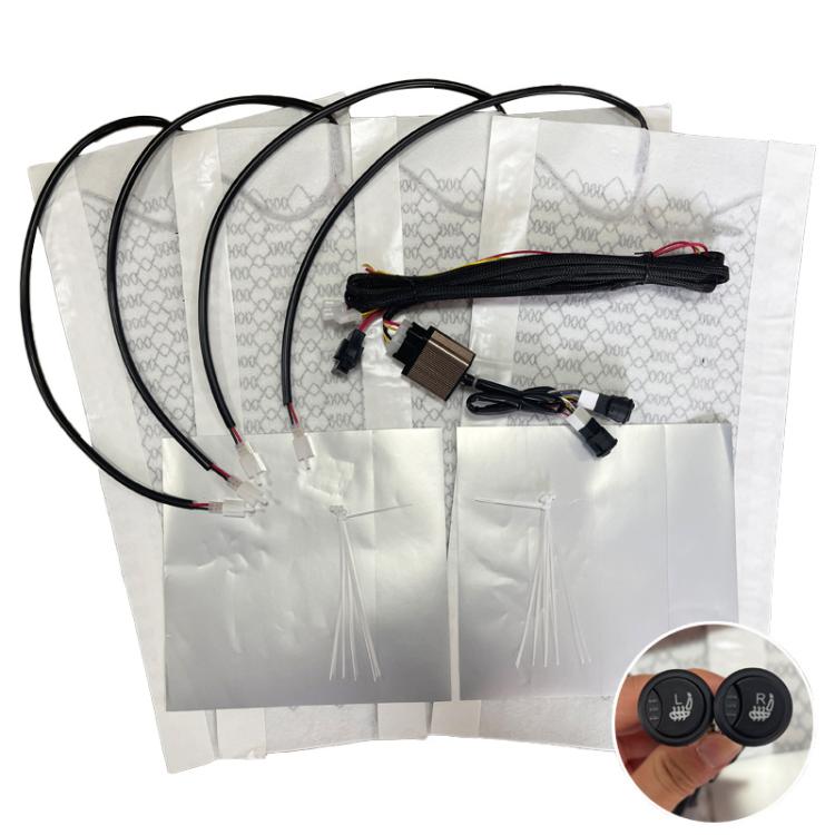 12V Universal Winter Car Seat Heating Pad, Set 2: 2-gear + Single Seat (2 Heating Pads), Set 2: 2-gear + 2 Seats (4 Heating Pads), Set 3: 3-gear + 2 Seats (4 Heating Pads), Set 5: 3-gear + Single Seat (2 Heating Pads)                                   ...