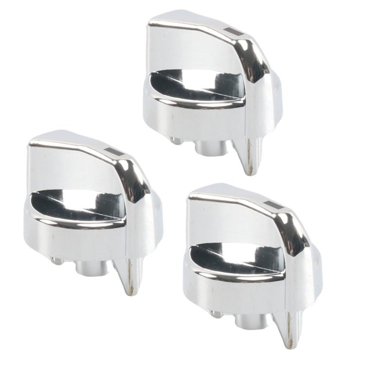 Car Air Conditioning Heater Control Knob For Peterbilt, Black 1pcs, Silver 1pcs, Black 3pcs, Silver 3pcs