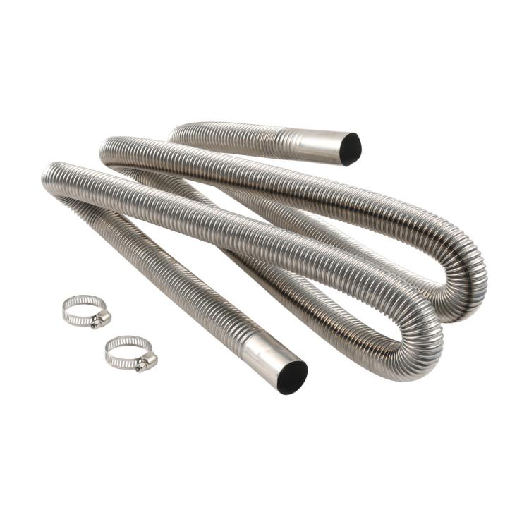Parking Heater Stainless Steel Threaded Exhaust Pipe, 60CM, 100CM, 200CM