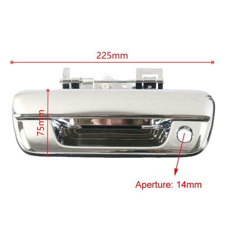 For Isuzu D-MAX Electroplating Car Tailgate Handle, With Keyhole, Without Keyhole