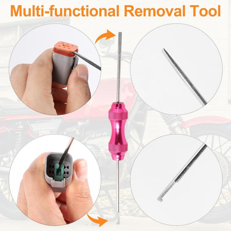 603pcs /Set DT Connector Kit with 2/3/4/6/8/12 Pin DT Connectors and Extraction Tools, 603pcs /Set