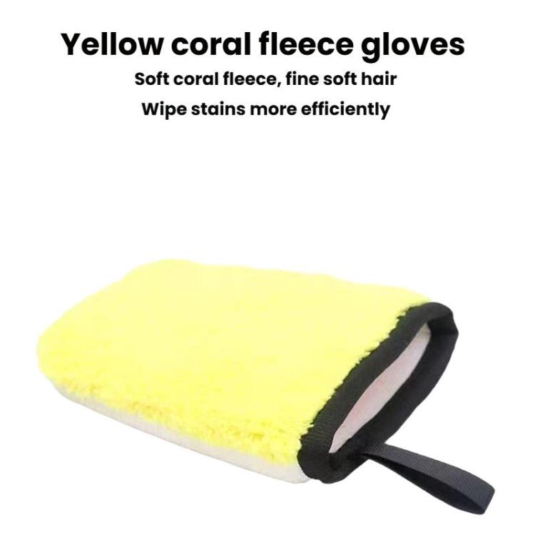 2pcs Car Interior Cleaning Gloves Dashboard Seat Car Washing Tools