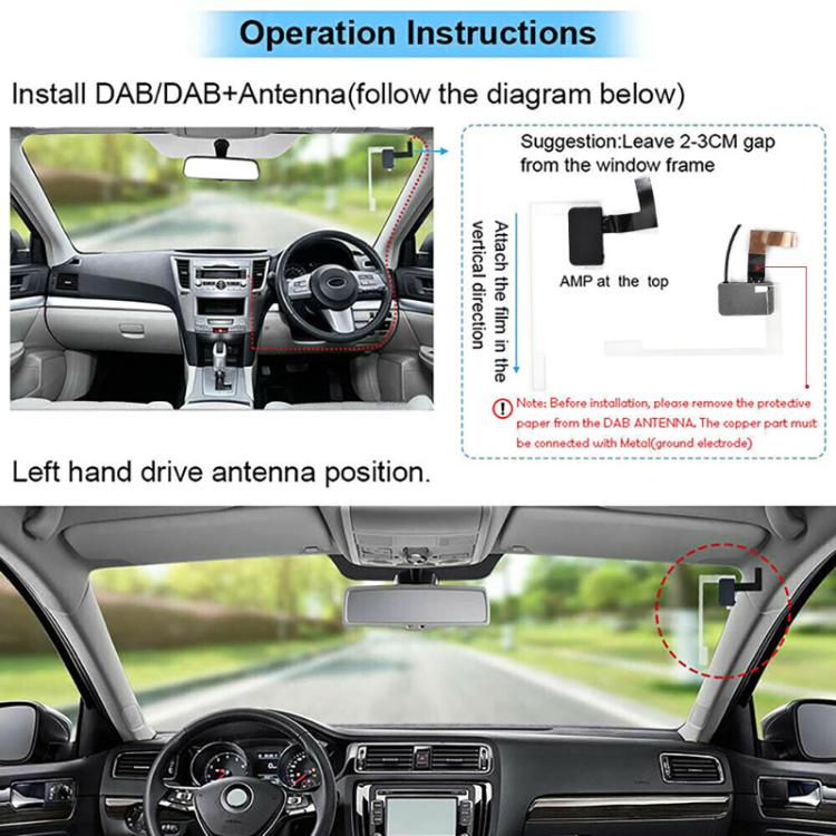 In-Car Navigation Digital DAB For Android Navigation Systems, DAB-C2