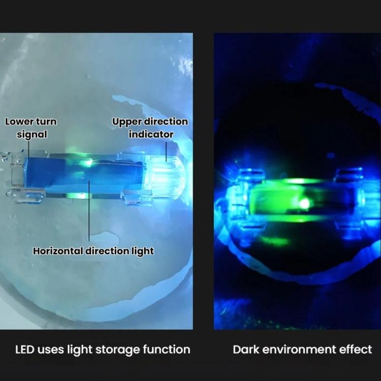 Fish-Attracting Light Water-Activated Flashing Light Fish-Gathering Light, Single Light, 4 LEDs