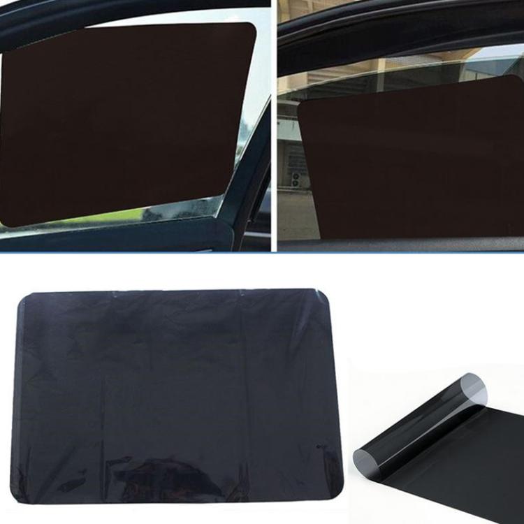 2pcs Car Heat-Insulating Sun-Shielding Static Cling Film Side Window Light-Blocking Sun Protection Film, 42 x 38cm