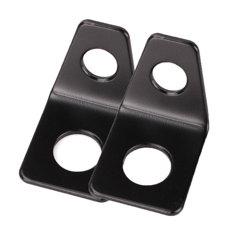 2pcs L-shaped Seat Belt Anchor For Automotive Modification