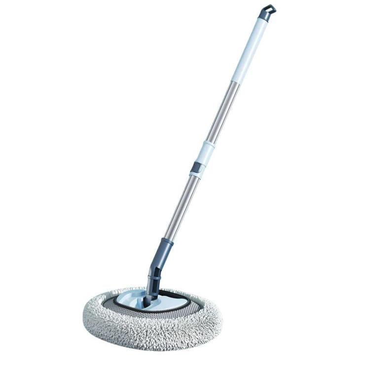 Soft Bristle Curved Rod Telescopic Car Washing Mop Car Dusting Brush Car Cleaning Tools, White