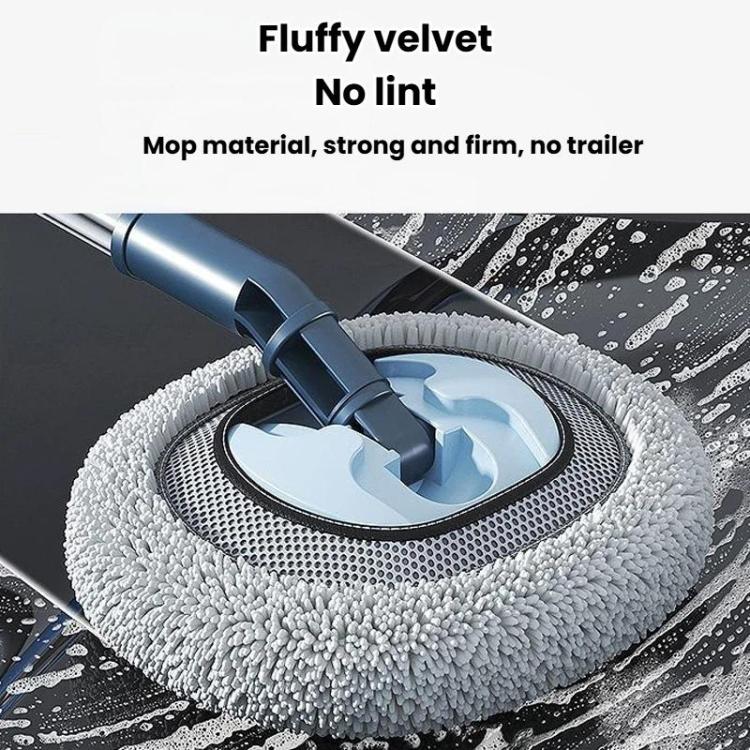 Soft Bristle Curved Rod Telescopic Car Washing Mop Car Dusting Brush Car Cleaning Tools, White