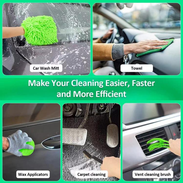 Car Cleaning Brush Air Vent Brush Drill Brush Set Car Washing Tools S, 21pcs, 26pcs, 25pcs, 23pcs