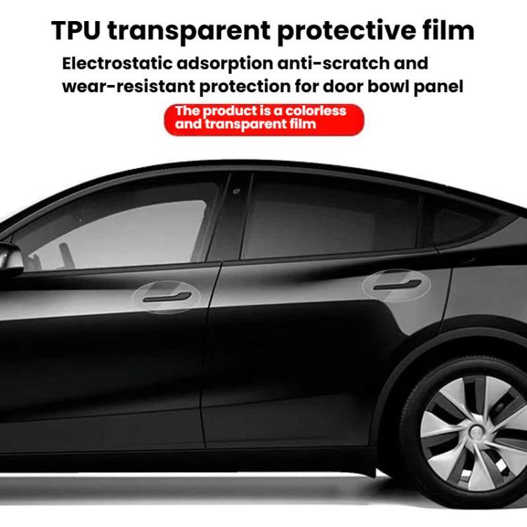 Car Protective Film, For Tesla Model Y 4pcs Door Handle, For Tesla Model Y 8pcs Door Bowl With Handle, For Tesla Model Y L 4pcs Door Handle, For Tesla Model Y L 8pcs Door Bowl With Handle, For Tesla Model 3 4pcs Door Handle                             ...