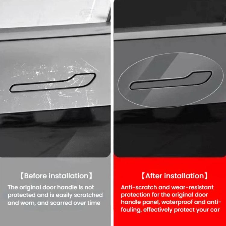 Car Protective Film, For Tesla Model Y 4pcs Door Handle, For Tesla Model Y 8pcs Door Bowl With Handle, For Tesla Model Y L 4pcs Door Handle, For Tesla Model Y L 8pcs Door Bowl With Handle, For Tesla Model 3 4pcs Door Handle                             ...