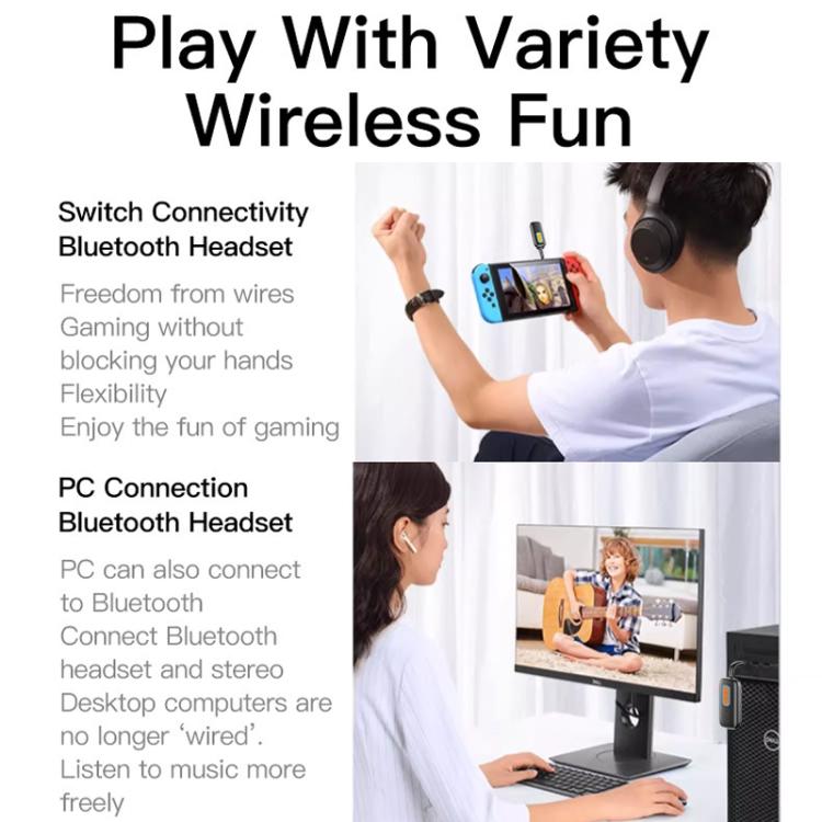 Wireless Bluetooth 5.4 Receiver Transmitter Car AUX Navigation Audio Adapter, Y6