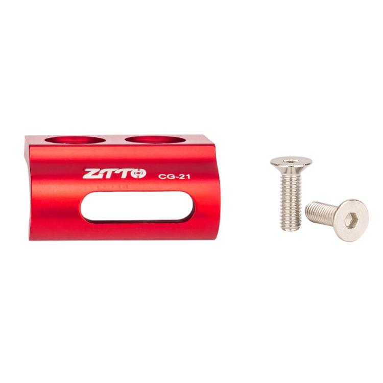 ZTTO Road Bike Front Derailleur Bracket Front Derailleur Hanger Mounting Clip, CG21 Black, CG21 Red, CG22 Black, CG22 Red