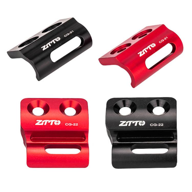 ZTTO Road Bike Front Derailleur Bracket Front Derailleur Hanger Mounting Clip, CG21 Black, CG21 Red, CG22 Black, CG22 Red