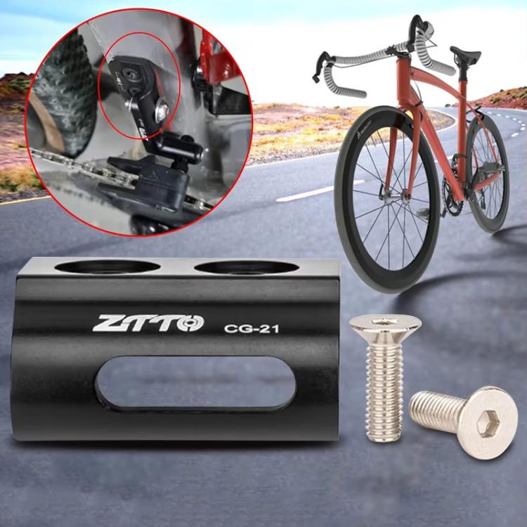 ZTTO Road Bike Front Derailleur Bracket Front Derailleur Hanger Mounting Clip, CG21 Black, CG21 Red, CG22 Black, CG22 Red