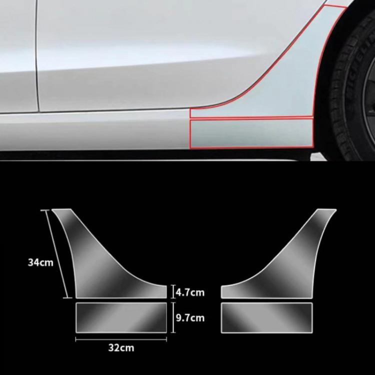 Door Protection Film, For Tesla Model Y Front Door, For Tesla Model Y Door Corner, For Tesla Model Y Back Door, For Tesla Model Y Front Door + Back Door, For Tesla Model Y Front Door + Door Corner + Back Door, For Tesla 2025+ MODEL Y JUNIPER Front Door...