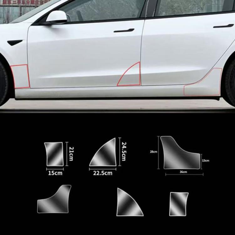 Door Protection Film, For Tesla Model Y Front Door, For Tesla Model Y Door Corner, For Tesla Model Y Back Door, For Tesla Model Y Front Door + Back Door, For Tesla Model Y Front Door + Door Corner + Back Door, For Tesla 2025+ MODEL Y JUNIPER Front Door...