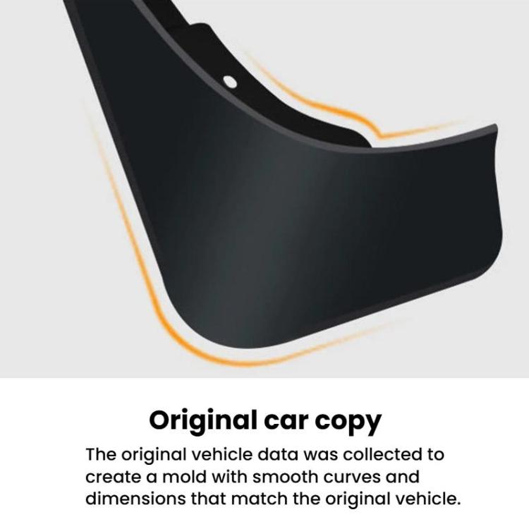 4pcs Car Tire Mudguard, For Mercedes-Benz Viano / Vito 2012-2015