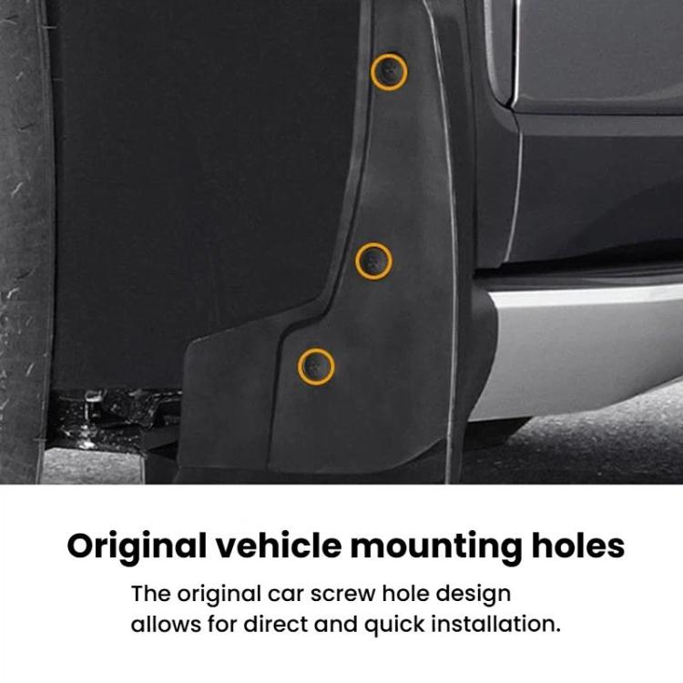 4pcs Car Tire Mudguard, For Mercedes-Benz Viano / Vito 2012-2015