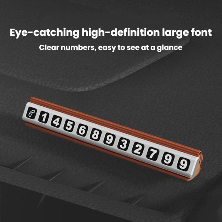 BEN.JACK BAL200621 General Magnetic Silicone Aluminum Alloy Temporary Parking Sign