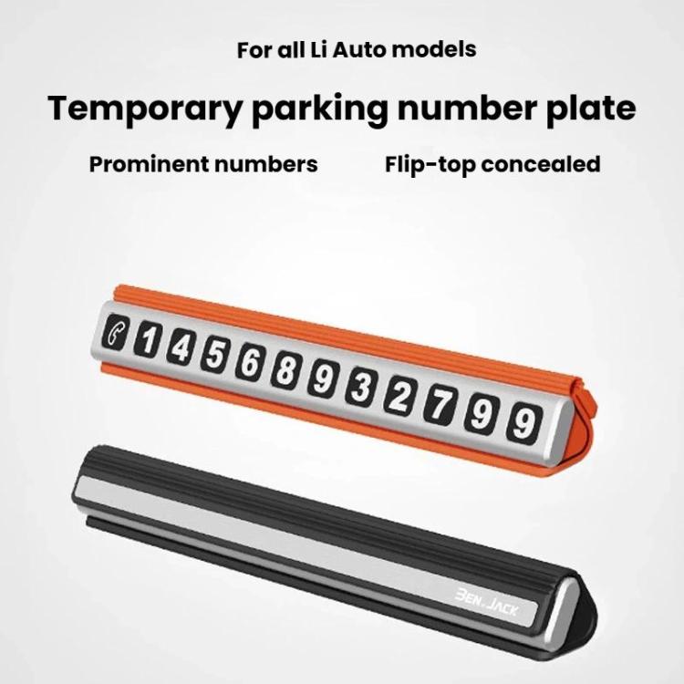 BEN.JACK BAL200621 General Magnetic Silicone Aluminum Alloy Temporary Parking Sign
