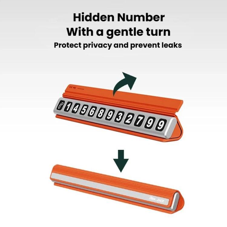 BEN.JACK BAL200621 General Magnetic Silicone Aluminum Alloy Temporary Parking Sign