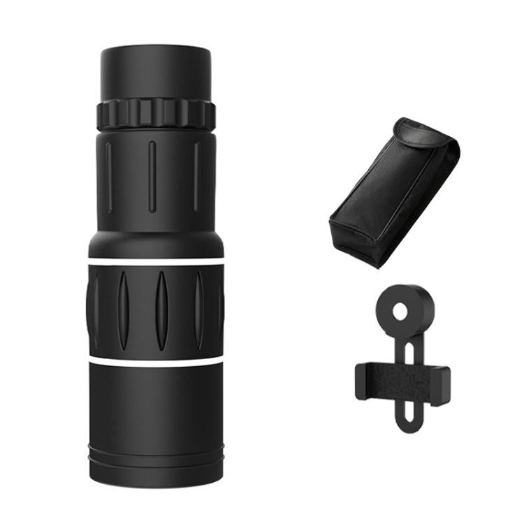 16x52 Outdoor Monocular Telescope Phone Camera Compatible Monocular, Single+Bag, With Bag+Phone Holder, With Bag+Phone Holder+Tripod